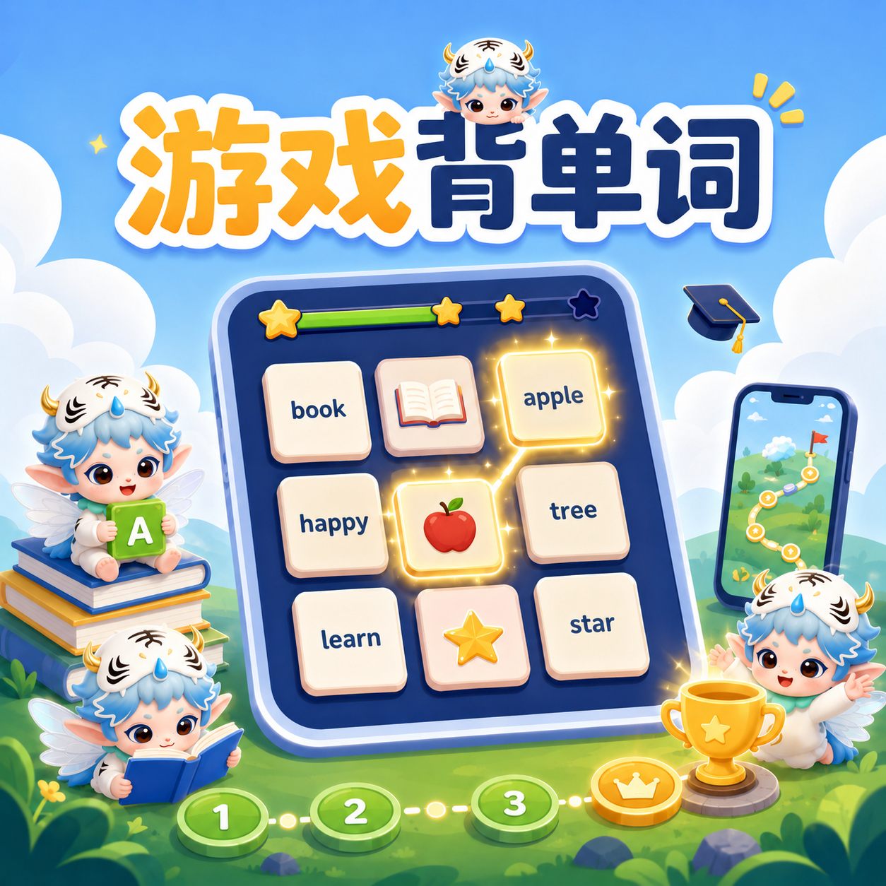 游戏背单词项目插图